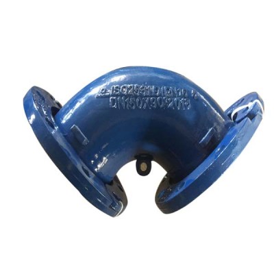 double flanged bend,ductile iron double flange bend/elbow,ductile iron 90 deg double flanged bend